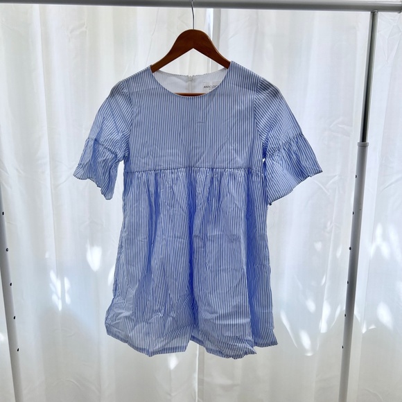 Anticlockwise Made by ACW Singapore Stripe Dress Tops - Picture 1 of 2